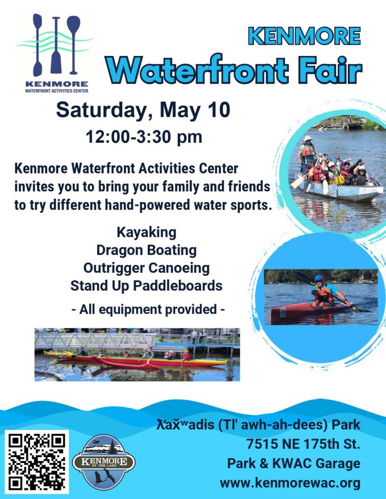 Kenmore Waterfront Activities - Kenmore Waterfront Fair Flyer 2025