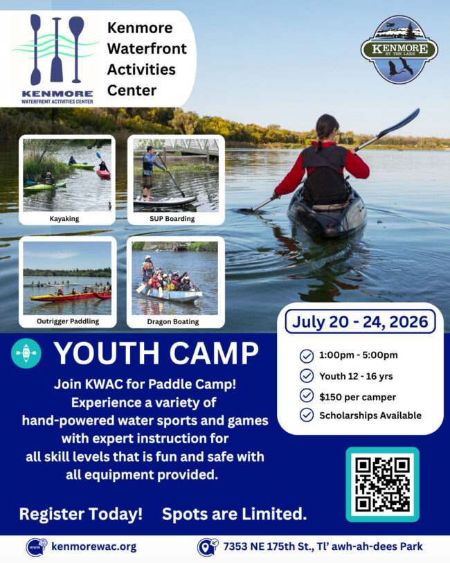 Kenmore Water Activities - Summer camp info sheet